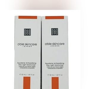 Able Skincare Squalane Antioxidising Day Light Moisturizer 1.69 fl oz LOT OF 2